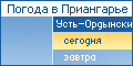 Усть-Ордынский. Погода на сегодня.